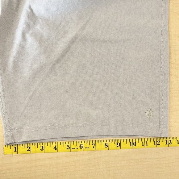 Hang Ten Men's Beige Shorts Size 40 Flat Front Zip Drawstring Waist Pockets - Picture 11 of 13